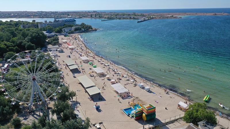 Центральный пляж Черноморское